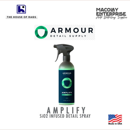 Armour Detail AMPLIFY - Detail Spray: Hyper Slick SiO2 Infused Detail Spray 500ml