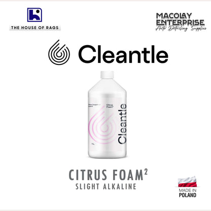 Cleantle Citrus Foam²  Slight Alkaline Shampoo 1Liter