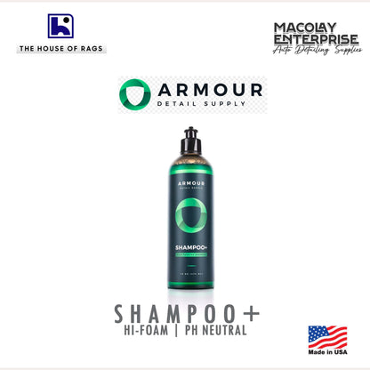 Armour Detail Supply Shampoo+ High-Foaming PH Neutral Shampoo 500ml