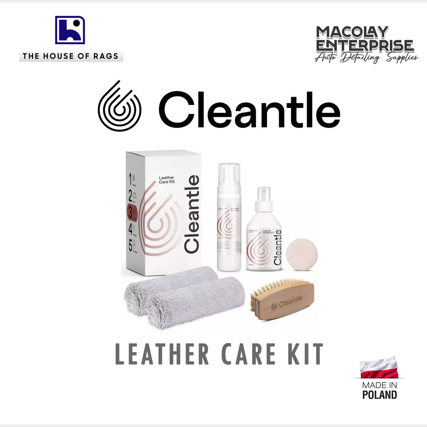 Cleantle Leather Care Kit