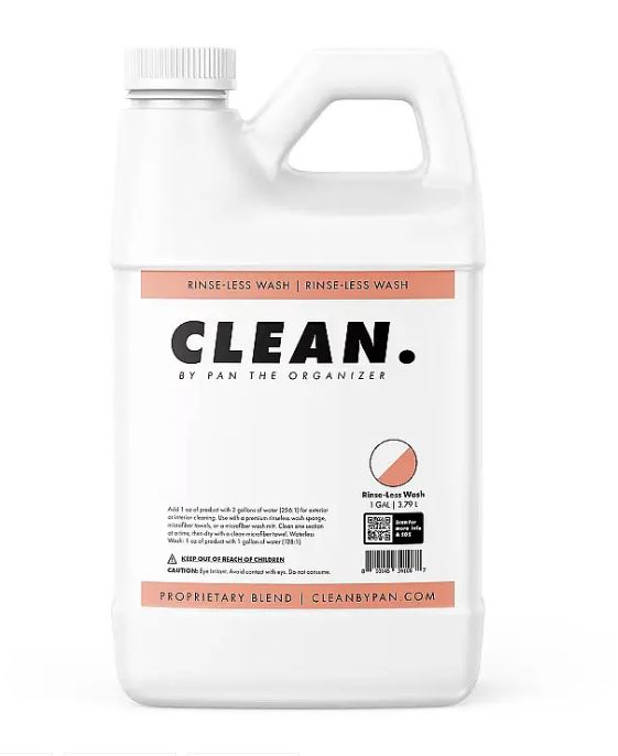 CLEAN. by Pan the Organizer Rinse-Less Wash