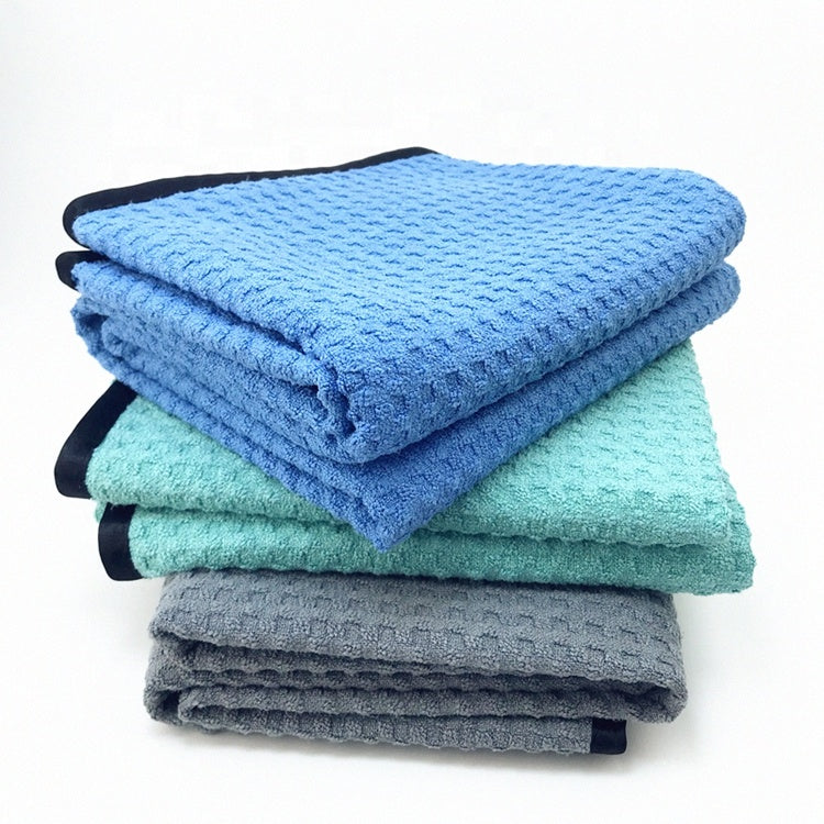 Waffle Weave 60x90cm Car Windshield Glass Drying Towel