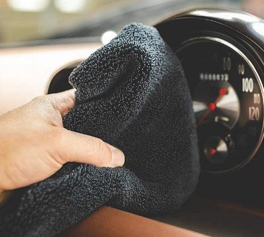 400gsm 40x40cm Edgeless Dual Pile Microfiber Detailing Towel