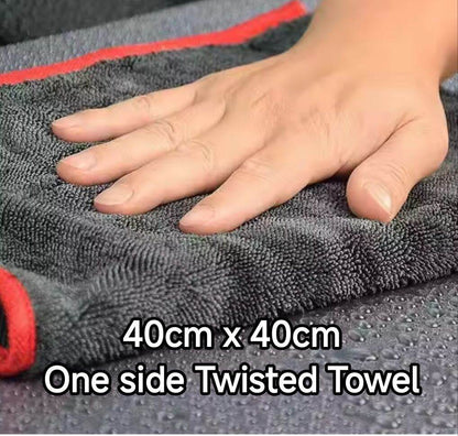 One-Sided Twisted Fiber Car wash Drying Towel