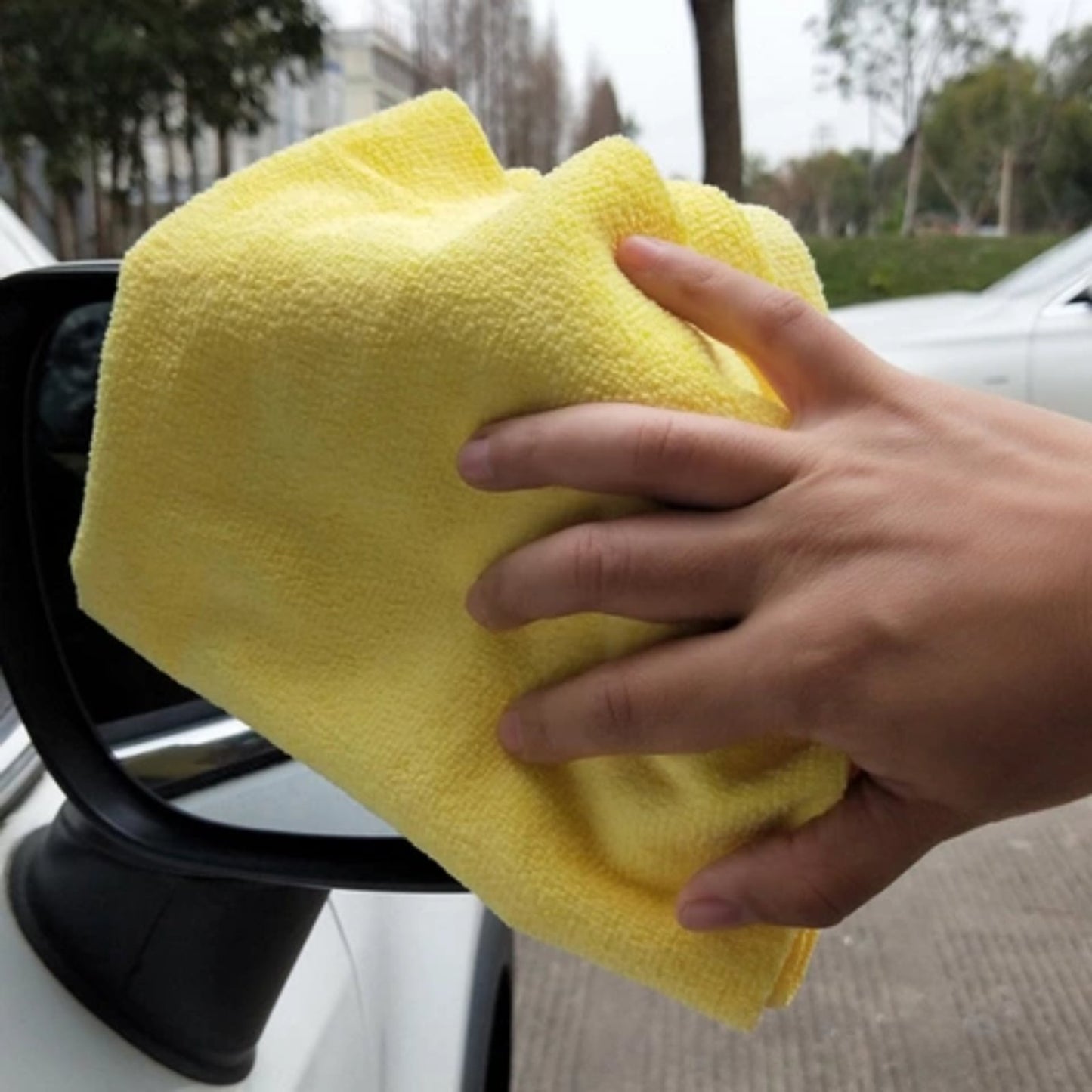 3pcs 300gsm 40x40cm Premium Edgeless Car Detailing Microfiber Towel