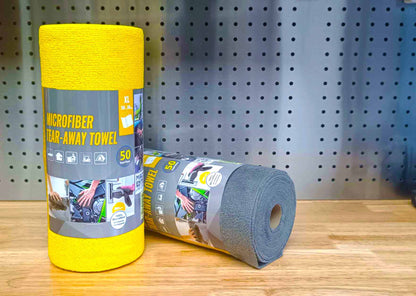 Tear-Away Microfiber Towel 50 Sheets Per Roll Multi Purpose Towel