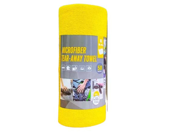 Tear-Away Microfiber Towel 50 Sheets Per Roll Multi Purpose Towel