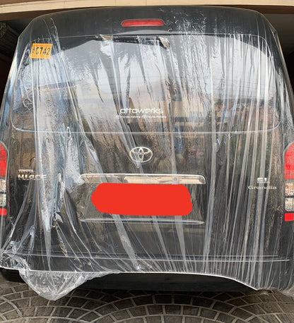 Disposable Plastic Clear Car Cover