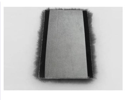 Seat Belt Cover 1 Piece Natural Sheepskin Fur