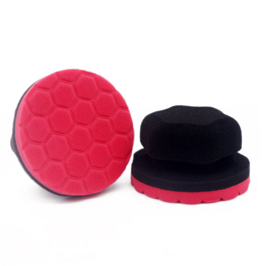 AP-003 Red-Black Ergonomic Wax Applicator Pad