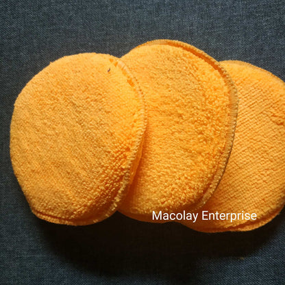 AP-002 Microfiber Wax Applicator Round Pad