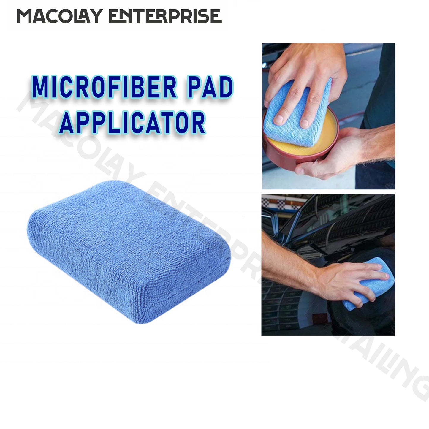 AP-008 Microfiber Wax Applicator Block