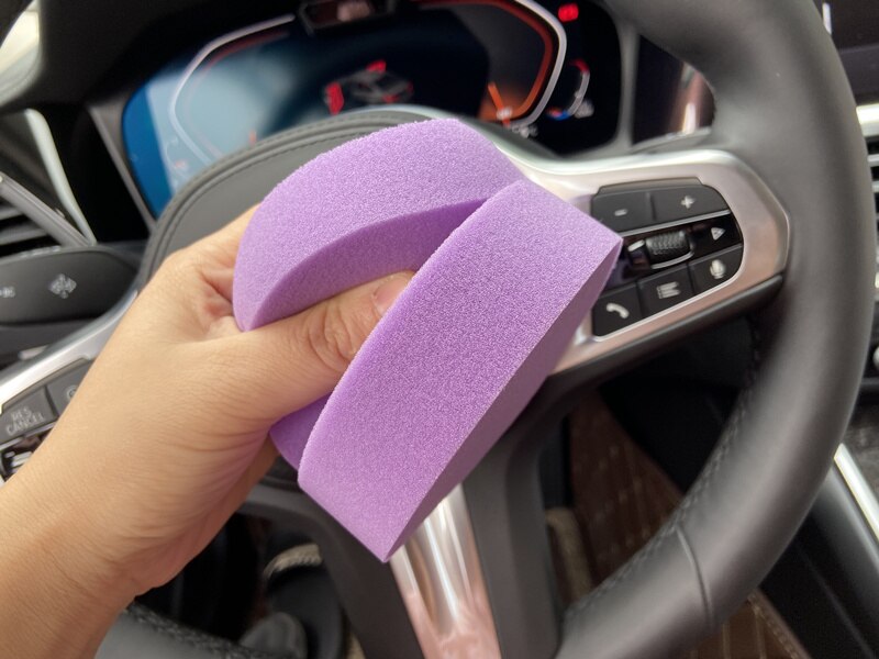 AP-006 Wax applicator Foam pad with Handle Grip