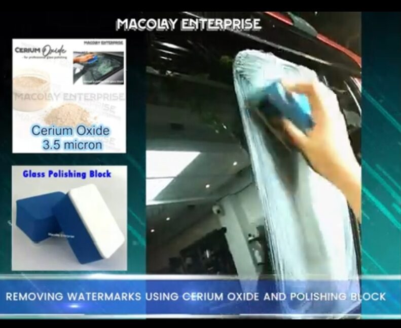 AP-005 Glass Block, Windshield Polishing Block