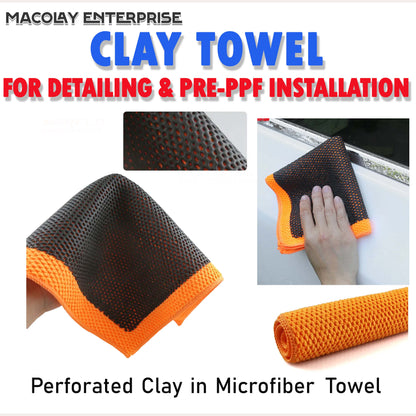 CL-05 MARFLO Perforated Premium Detailing Clay Towel