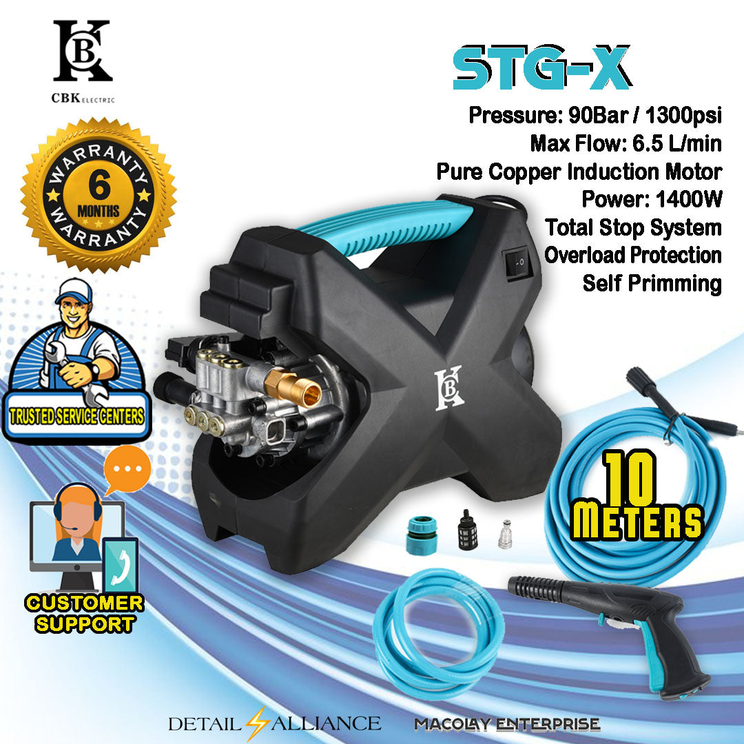 CBK Pressure Washer STG-X 1400Psi Rating 1200W