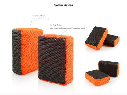 CL-07 MARFLO Perforated Car Detailing Clay Sponge Block