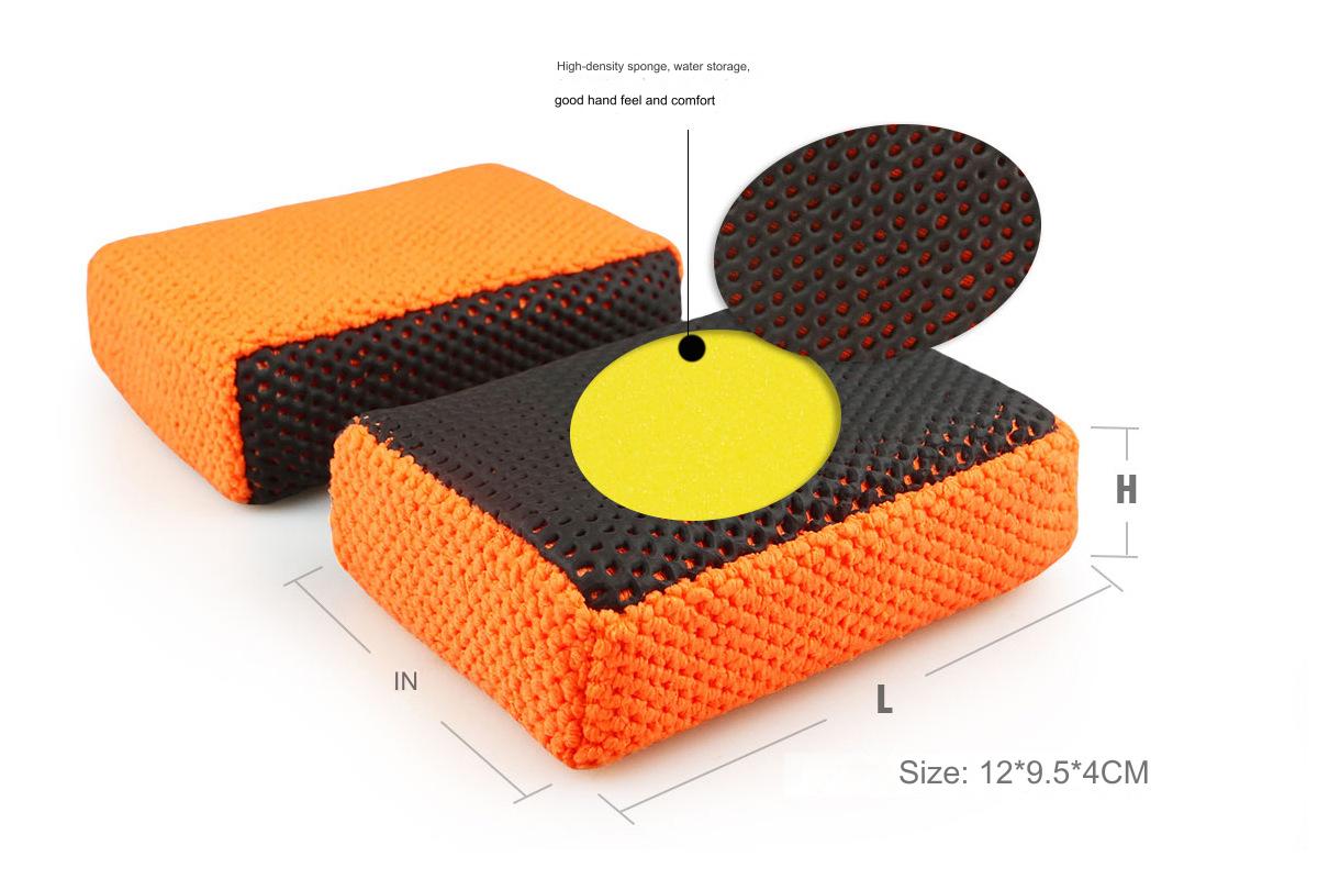 CL-07 MARFLO Perforated Car Detailing Clay Sponge Block