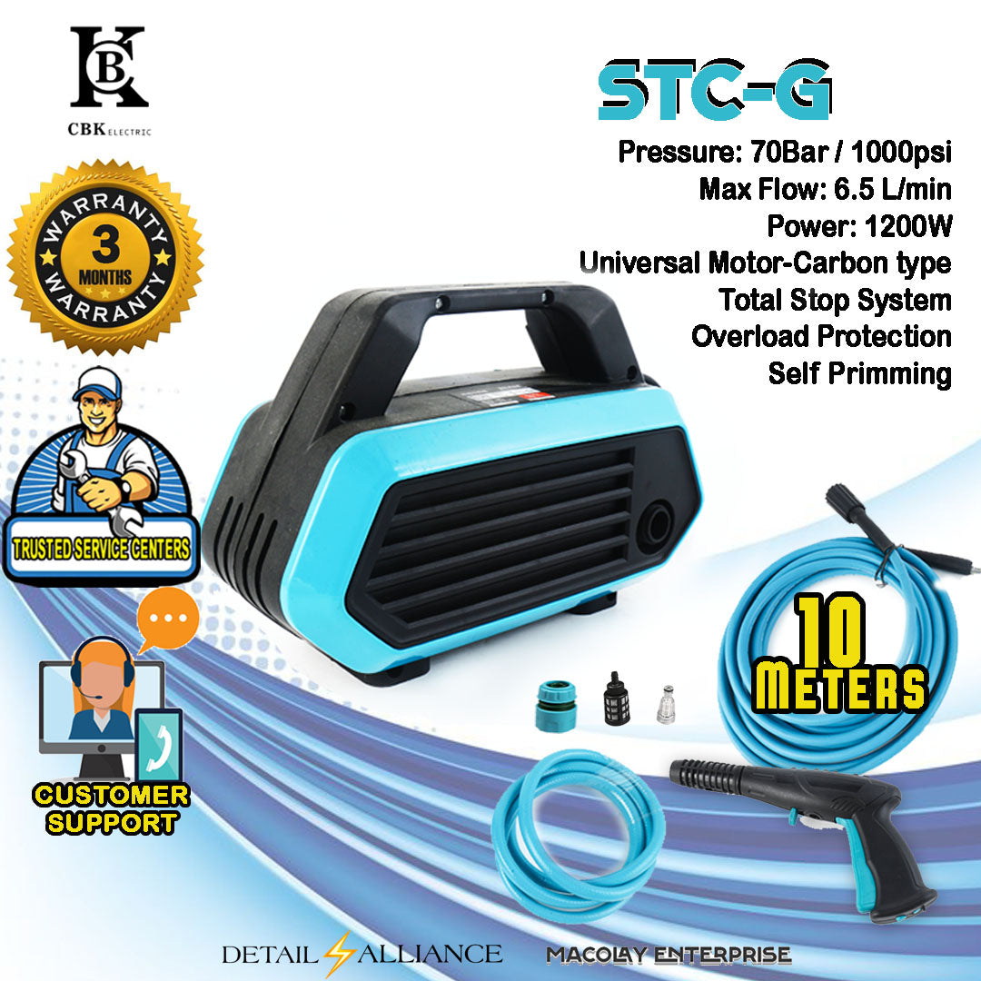 CBK Pressure Washer STC-G 1000Psi Rating 1200W