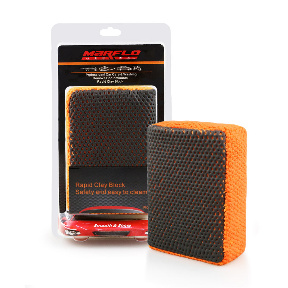 CL-07 MARFLO Perforated Car Detailing Clay Sponge Block