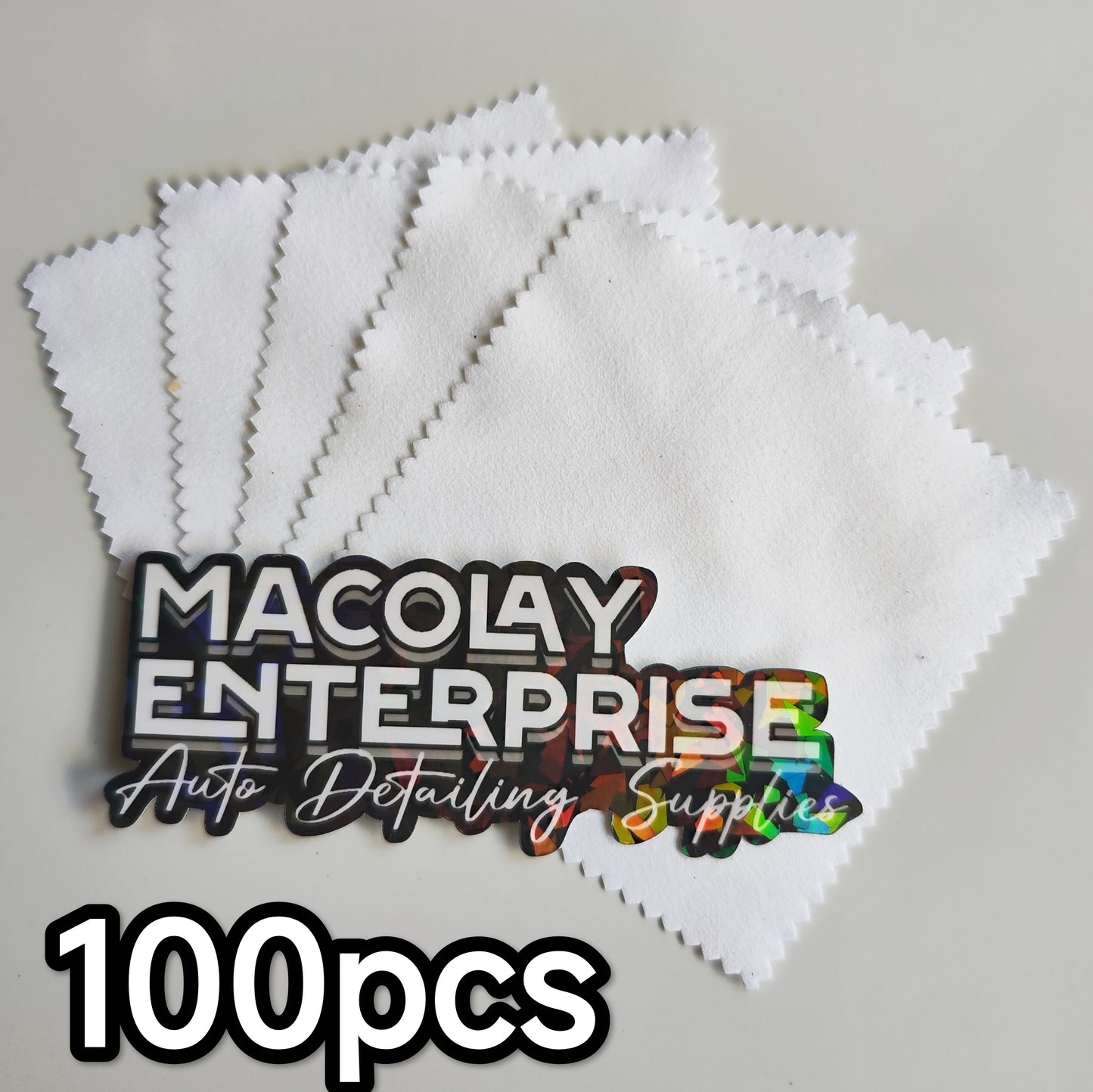 AP-001B 100pcs Ceramic Coating Applicator Suede Cloth