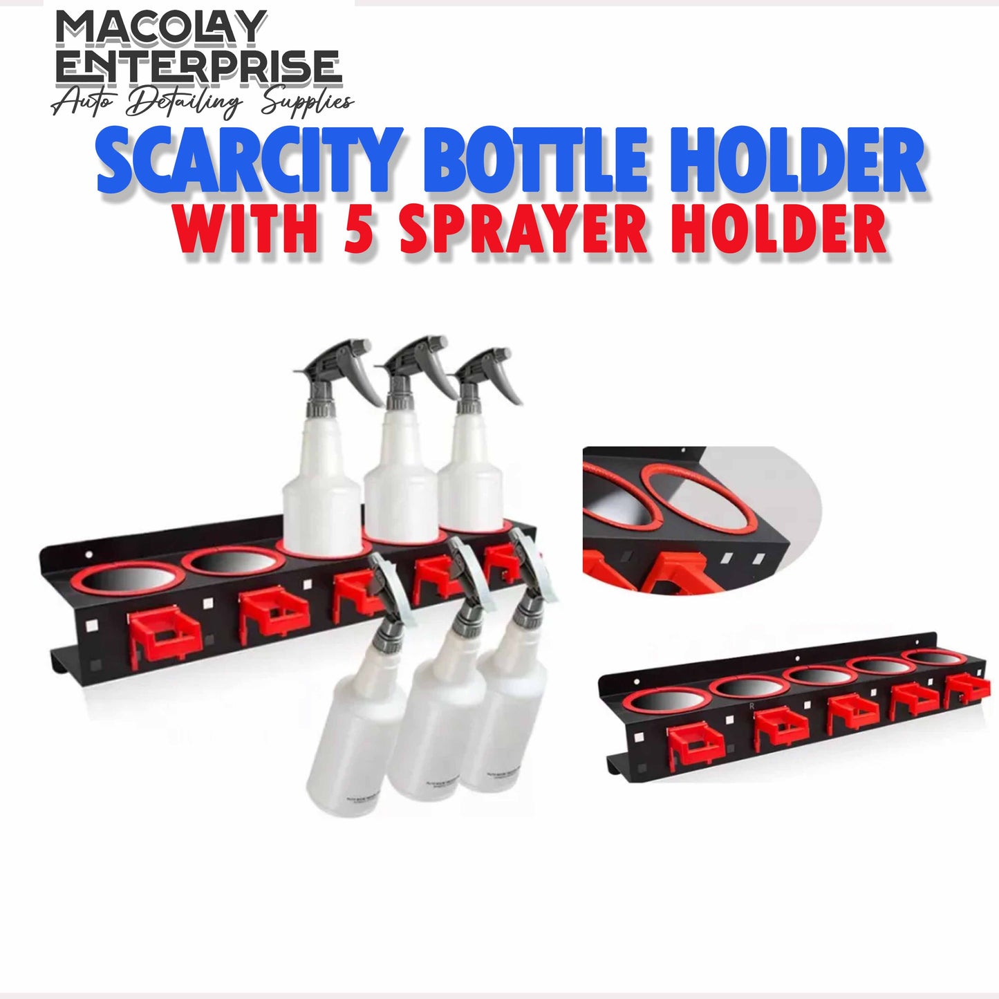 MG-002 SCARCITY Detailing Bottles Steel Holder