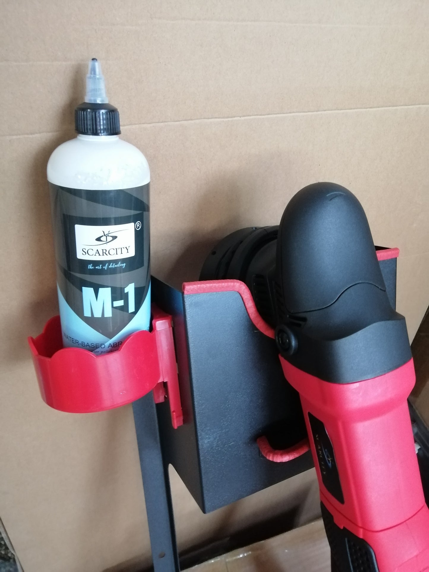 MG-003 SCARCITY Steel Polisher Holder with Bottle holder