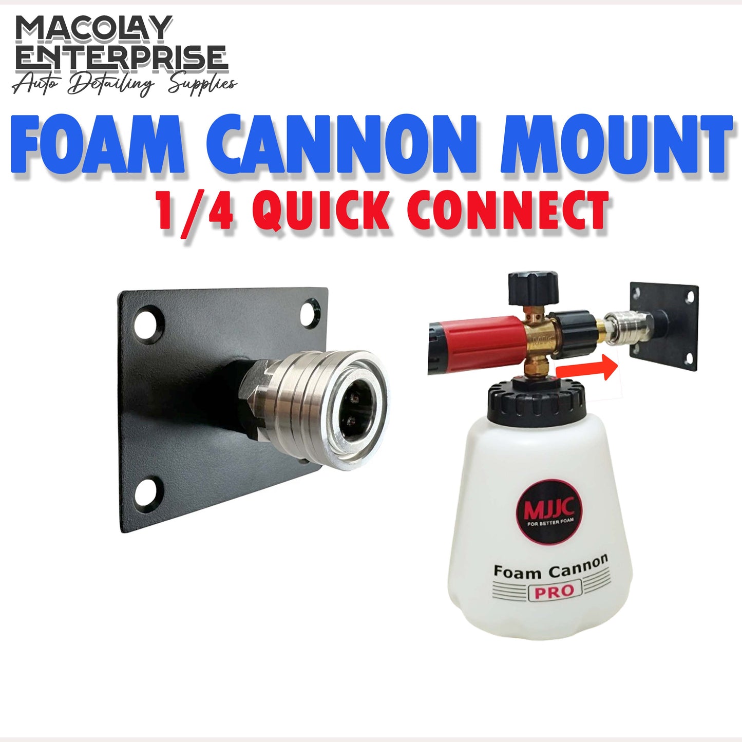 MG-019 Foam Cannon Holder for 1/4 Quick Connect