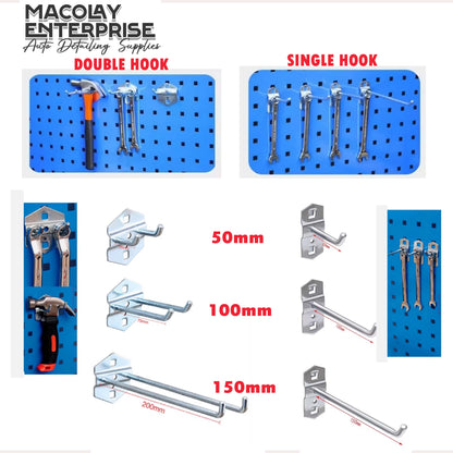 MG-005a Steel Hooks or Pegs for Peg Board