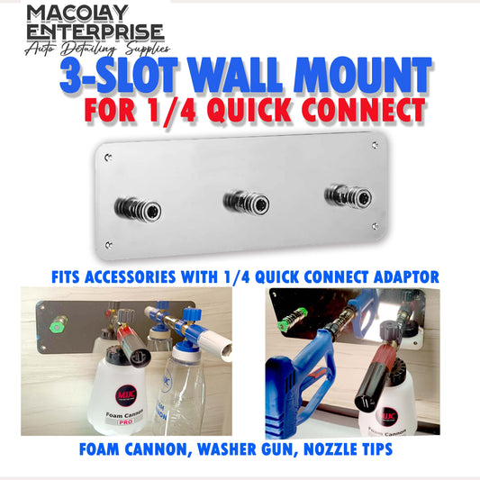MG-021 3-Slot Foam Cannon Holder for 1/4 Quick Connect