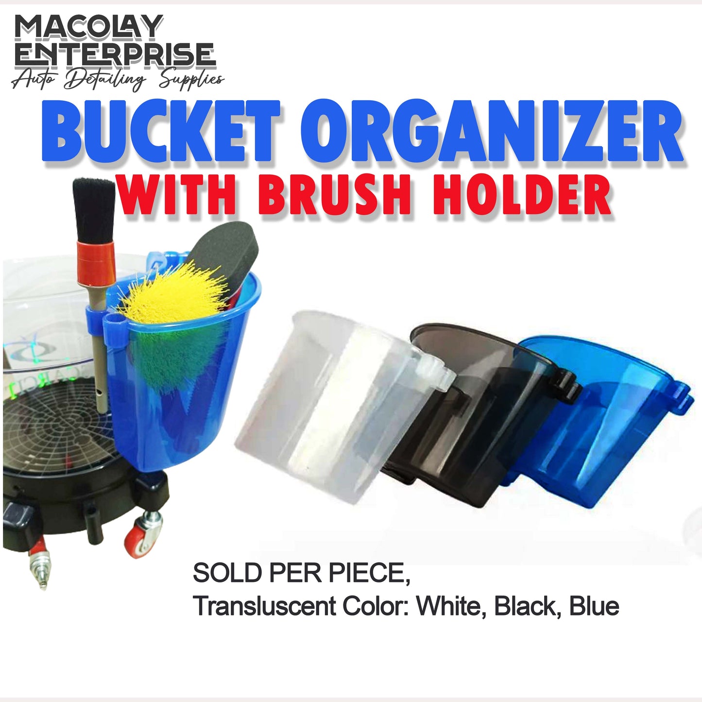 MG-004c Bucket Organizer with Brush Holder