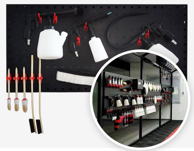 MG-005 90cm x 45cm Steel Garage PEG BOARD