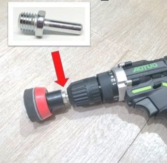 PO-007 M14 Backing Plate Drill Adapter Extension
