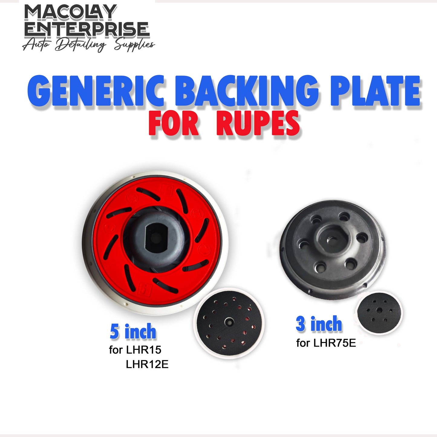 PO-018 Generic Backing Plate for Rupes Machines