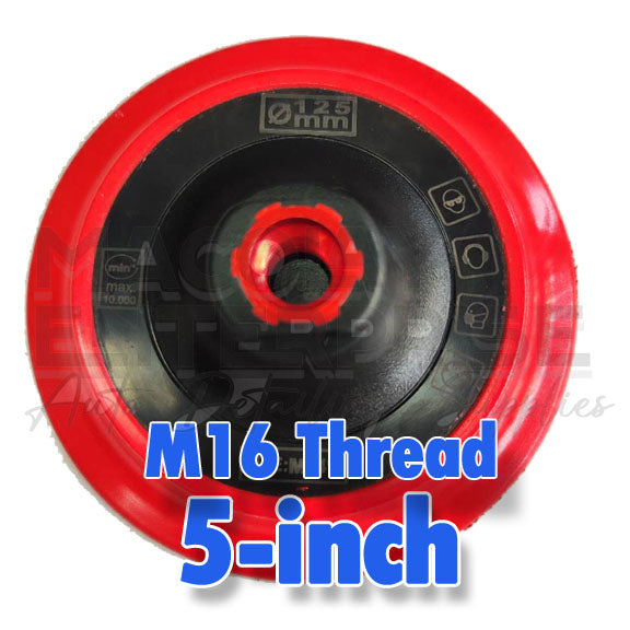 PO-006 Backing plate M16 Thread 6" 5" 3" 2" 1"  Rotary Polisher
