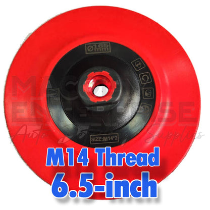 PO-002 Backing plate M14 Thread for 6.5" 6" 5" 3" 2" 1" Rotary Polisher