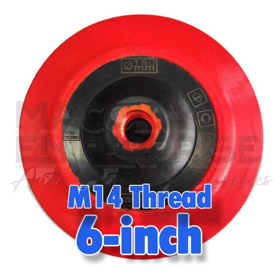 PO-002 Backing plate M14 Thread for 6.5" 6" 5" 3" 2" 1" Rotary Polisher