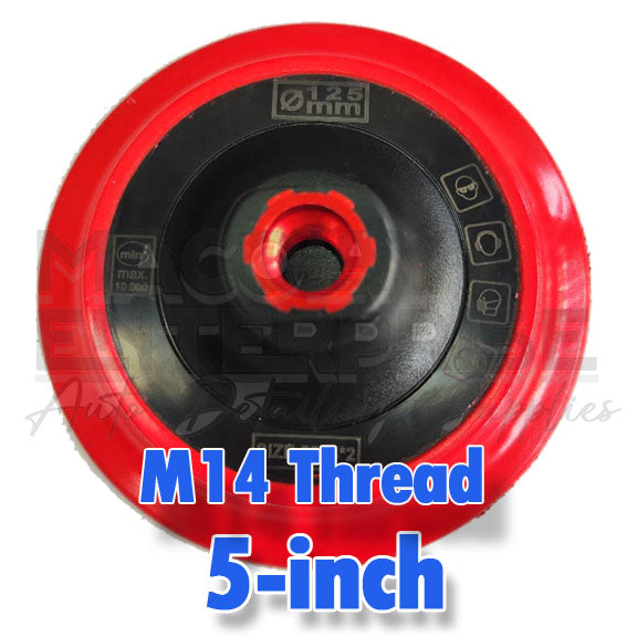 PO-002 Backing plate M14 Thread for 6.5" 6" 5" 3" 2" 1" Rotary Polisher