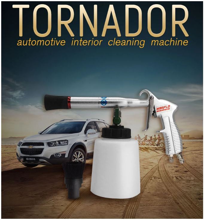 PA-001 MARFLO Tornador Car Cleaning Gun with Aluminum Bearing Tube