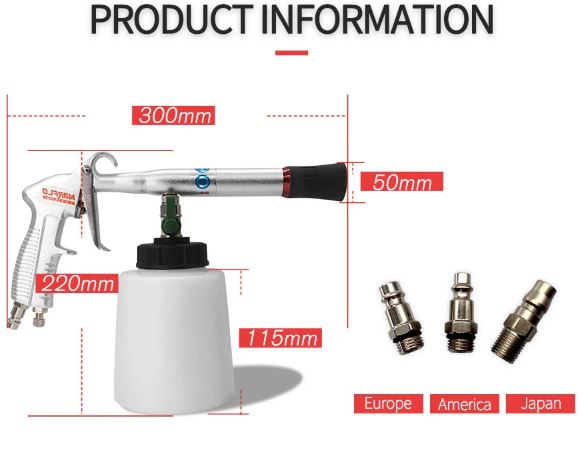PA-001 MARFLO Tornador Car Cleaning Gun with Aluminum Bearing Tube