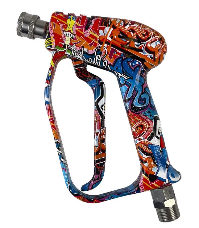 PA-025 Graffiti Designed Pressure Washer Gun 5000psi with Trigger Lock and Swivel