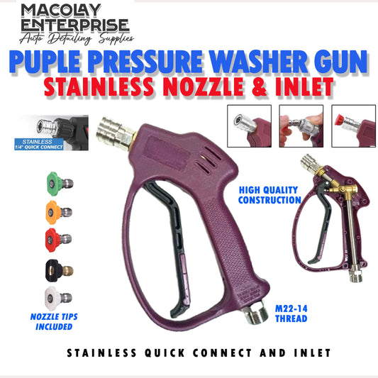 PA-024 Purple High Pressure Washer Gun 5000psi