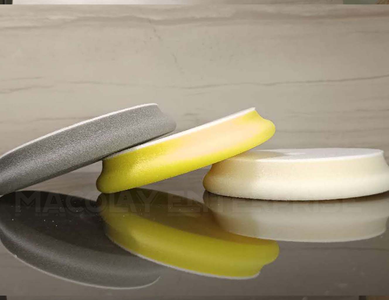 PO-017 Premium 5" and 3" THICK Buffing Foam Pad