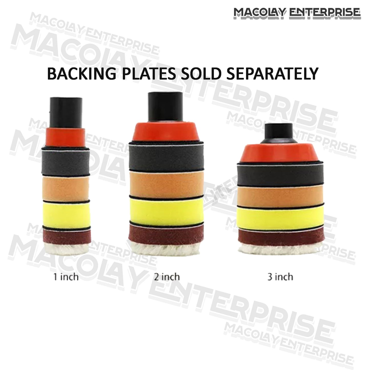 North Wolf 3" Budget Buffing Pad Set
