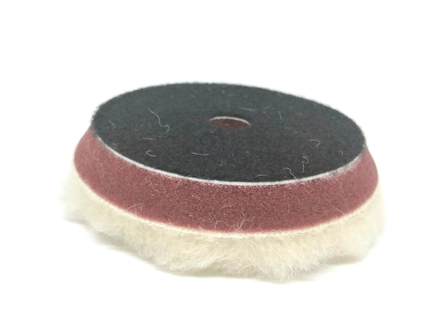 North Wolf 3-inch White Wool Buffing Pad