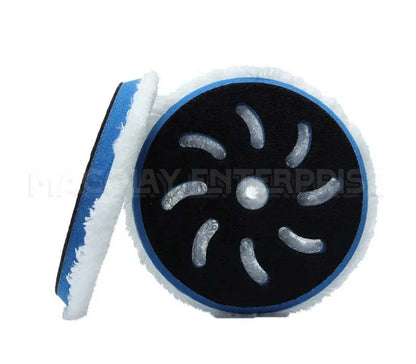 Premium 5" Microfiber Buffing Pad with Spiral Holes
