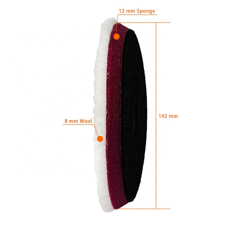 PO-023 Premium 5" & 3" MICROFIBER Buffing Pad