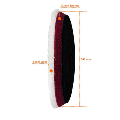 PO-023 Premium 5" & 3" MICROFIBER Buffing Pad