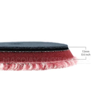 PO-028 Premium 5" CHECKERED Buffing Wool Pad