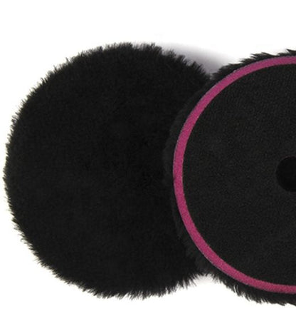 PO-022 Premium 5" or 3" FINISHING Black Buffing Wool Pad